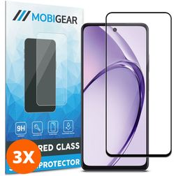 Mobigear Premium OPPO A40 Verre trempé Protection d'écran - Compatible Coque (Lot de 3)