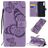 Mobigear Butterfly Housse Sony Xperia L4 Etui Porte-Monnaie - Violet