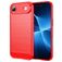 Mobigear Brushed Slim Coque iPhone Air Coque arrière en TPU Souple - Rouge