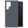 Mobilize Rubber Gelly Coque Samsung Galaxy S22 Ultra Coque arrière en TPU Souple - Matt Blue
