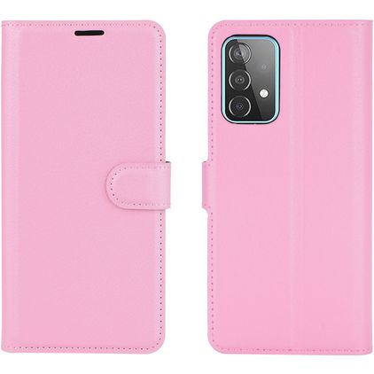 Mobigear Classic Housse Samsung Galaxy A52s 5G Etui Porte-Monnaie - Rose