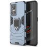 Mobigear Armor Ring Coque Realme GT Neo 3 Coque arrière Rigide Anti-Chocs avec Anneau-Support - Bleu