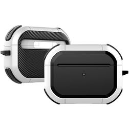 Mobigear Slim Armor Coque rigide antichoc pour Apple AirPods Pro 2 - Blanc