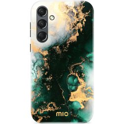 MIO Coque Samsung Galaxy S24 Plus MagSafe Coque arrière Rigide - Green Marble