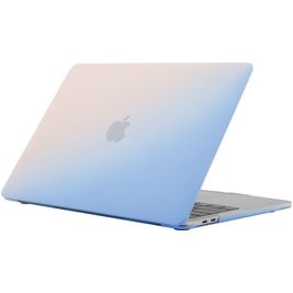 Mobigear Rainbow Matte MacBook Pro 16 Pouces (2019-2020) Coque - Bleu - Model A2141
