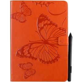 Mobigear Butterfly Coque iPad 8 (2020) Etui + Porte-crayon - Orange