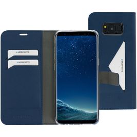 Mobiparts Classic Wallet Housse Samsung Galaxy S8 Plus Etui Porte-Monnaie - Bleu