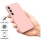 Mobigear Rubber Touch Coque Samsung Galaxy S24 FE Coque arrière en Silicone - Rose