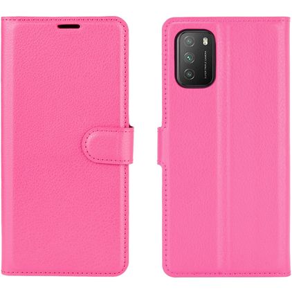 Mobigear Classic Housse POCO M3 Etui Porte-Monnaie - Magenta