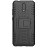Mobigear Tire Coque Nokia 2.3 Coque arrière Rigide Anti-Chocs avec Support Amovible - Noir