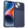 Mobigear Groove Coque iPhone 15 Coque arrière en TPU Souple - Bleu