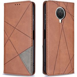 Mobigear Rhombus Slim Housse Nokia G20 Etui - Marron