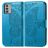 Mobigear Butterfly Housse Nokia G42 Etui Porte-Monnaie - Bleu