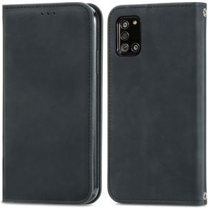Mobigear Retro Slim Housse Samsung Galaxy A32 5G Etui - Noir
