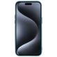 Mobiparts Coque iPhone 15 Pro Max Coque arrière en Silicone - Blueberry Blue
