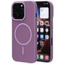 Mobiparts Slim Line Coque iPhone 16 Pro MagSafe Coque arrière Rigide - Imperial Purple