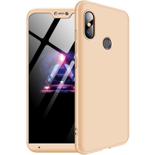 Mobigear TriGuard Coque Xiaomi Mi A2 Lite Coque arrière Rigide - Or