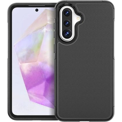 Mobigear Traveller Coque Samsung Galaxy A36 Coque arrière Rigide - Noir