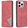 Mobigear Rhombus Slim Housse iPhone 16 Pro Max Etui - Rouge