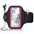 Mobigear Go Active Brassard Téléphone iPhone 15 Brassard Coque de Sport en Neoprène - Rose