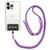 Mobigear Lanyard - Cordon de téléphone universel ajustable - Bleu / Rouge / Blanc