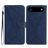 Mobigear Stitch Housse iPhone Air Etui Porte-Monnaie - Bleu