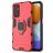 Mobigear Armor Ring Coque Samsung Galaxy M23 Coque arrière Rigide Anti-Chocs avec Anneau-Support - Rouge
