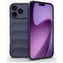 Mobigear Bumpy Coque iPhone 18 Pro Max Coque arrière en TPU Souple - Dark Blue