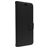 Valenta Gel Skin Housse iPhone 15 Pro Max Etui en Cuir Véritable Porte-Monnaie - Noir