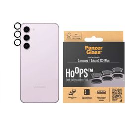 PanzerGlass Hoops Samsung Galaxy S24 Plus Verre trempé Protection objectif caméra - Compatible coque