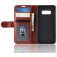 Mobigear Wallet Housse Samsung Galaxy S10e Etui Porte-Monnaie - Marron