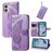 Mobigear Butterfly Housse Motorola Moto E13 Etui Porte-Monnaie - Violet