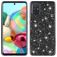 Mobigear Glitter Coque Samsung Galaxy A51 Coque arrière Rigide - Noir