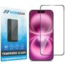 Mobigear Premium iPhone 16 Plus Verre trempé Protection d'écran - Compatible Coque - Noir