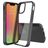 Mobigear Crystal Coque iPhone 13 Mini Coque arrière Rigide - Noir