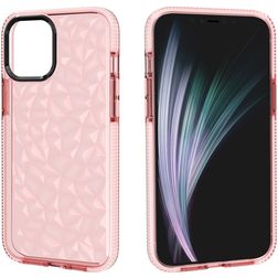 Mobigear Diamond iPhone 12 Pro Max Plastique rigide Coque arrière - Rose