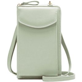 Antonio Fonzo Crossbody Sac Téléphone - Large - Mint Green