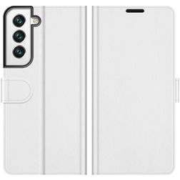 Mobigear Wallet Housse Samsung Galaxy S22 Etui Porte-Monnaie - Blanc