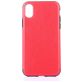 Mobigear Excellent Coque iPhone XS Max Coque arrière en TPU Souple - Rouge