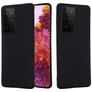 Mobigear Rubber Touch Coque Samsung Galaxy S21 Ultra Coque arrière en Silicone - Noir