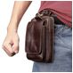 Mobigear Etui de ceinture (max 17 cm x 10,8 cm) - Pochette de ceinture - Holster - Marron