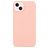 Mobigear Colors Coque iPhone 14 Coque arrière en TPU Souple - Rose pastel