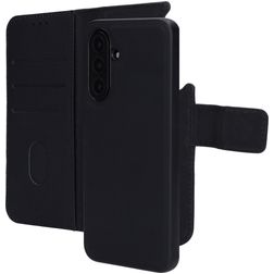 Mobiparts Samsung Galaxy A17 Coque Cuir véritable Étui 2en1 avec coque amovible Portefeuille - Noir