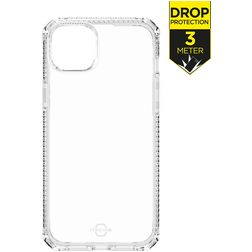 ITSkins SpectrumClear-R Coque Transparente iPhone 15 Plus Coque arrière en TPU Souple Anti-Chocs - Transparent