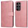 Mobigear Wallet Housse Samsung Galaxy S24 Ultra Etui Porte-Monnaie - Rose doré
