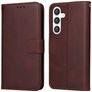 Mobigear Wallet Housse Samsung Galaxy S24 Plus Etui Porte-Monnaie - Marron