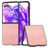 Mobigear Excellent Motorola Razr 50 Ultra Plastique rigide Coque arrière - Rose