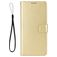 Mobigear Wallet Housse TCL 30 Etui Porte-Monnaie - Or