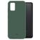 Mobilize Rubber Gelly Coque Samsung Galaxy A03s Coque arrière en TPU Souple - Matt Green