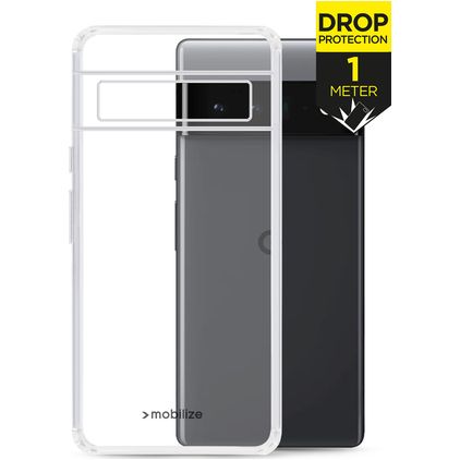 Mobilize Naked Protection Transparent Google Pixel 6 Pro Plastique rigide Coque arrière Antichoc - Transparent
